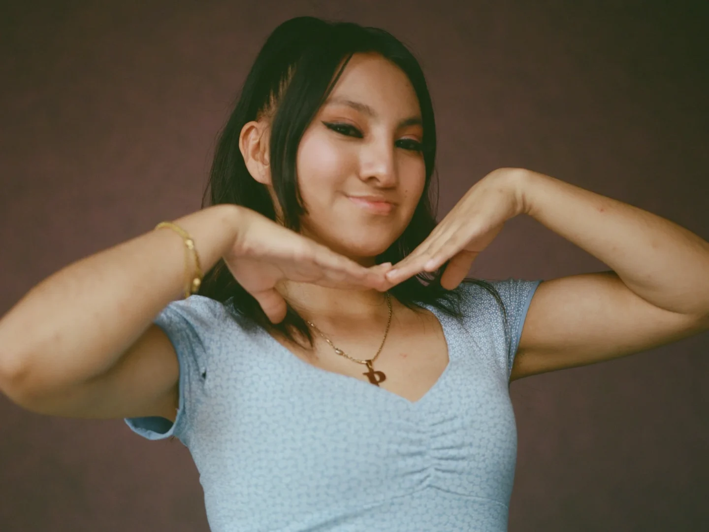 Palisha poses for the camera